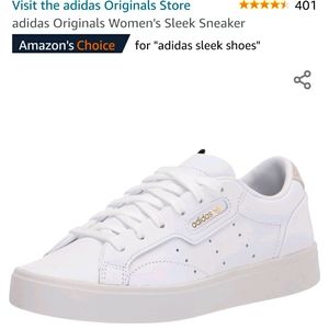 Adidas sleek women's sneaker white